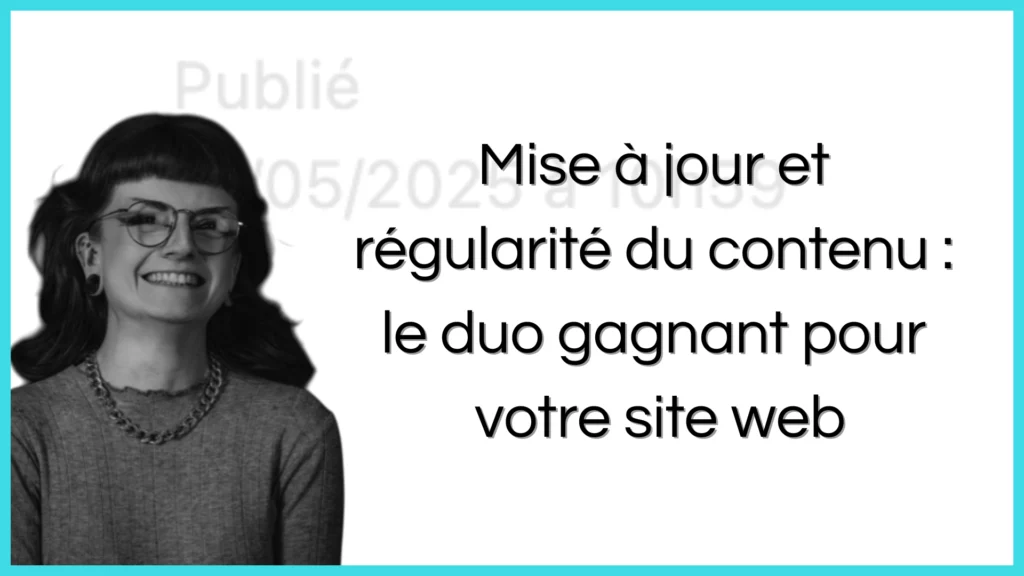 la régularité du contenu sur le site web