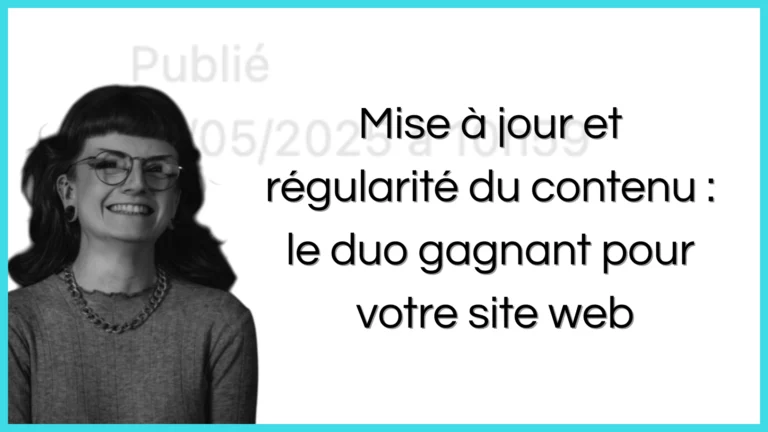 la régularité du contenu sur le site web
