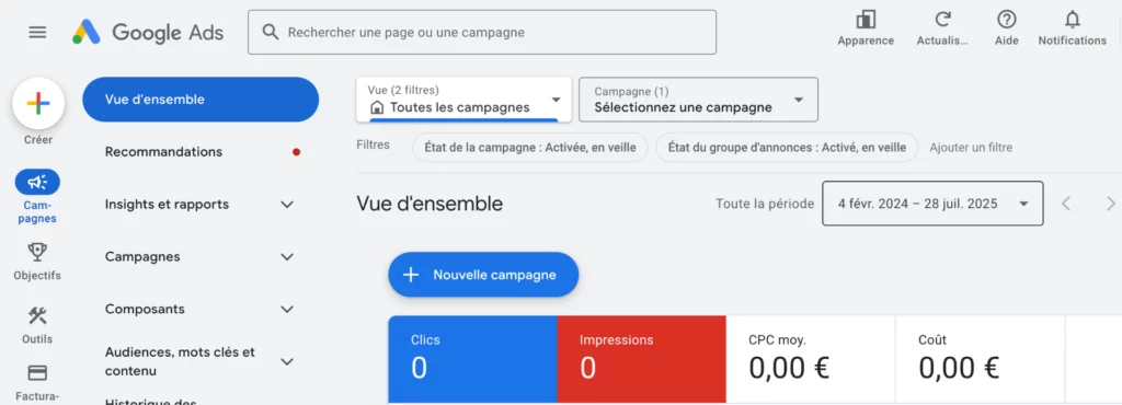 campagne publicitaire SEA
